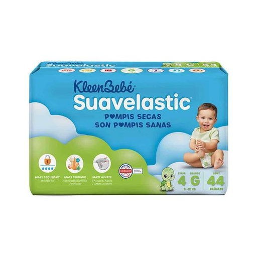 PAÑAL SUAVELASTIC GRANDE 4/44 PZAS.