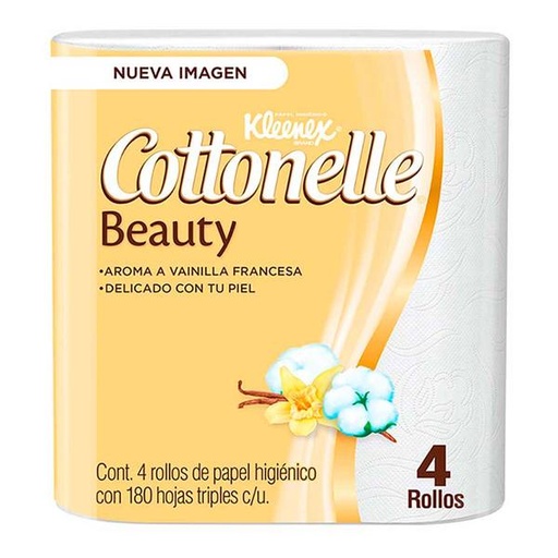 PAPEL HIG. COTTONELLE BEAUTY 4 PZAS. 15/180 HJ.