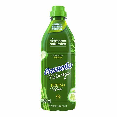 [0000729] SUAVIZANTE ENSUEÑO NATURALEZA PEPINO BAMBU 850ML