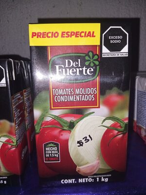 PURE DE TOMATE DEL FUERTE 12/1 KG.