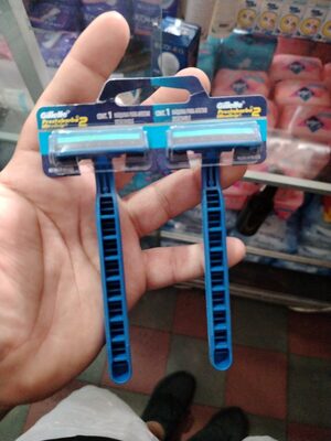 RASTRILLO GILLETTE PRESTOBARBA AZUL 2 HJ. 10/12 PZAS.