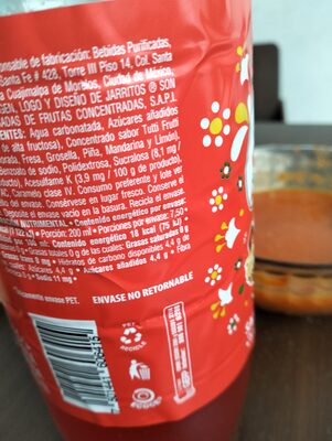 REFR. JARRITOS TUTTIFRUTI 12/1.5 LT.