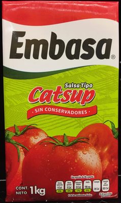 SALSA CATSUP EMBASA 12/1 KG.