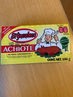 SAZ. EL YUCATECO ACHIOTE 100 GR.