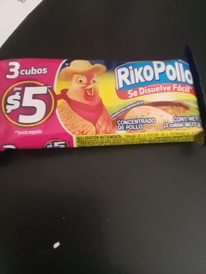 SAZ. RIKO POLLO C/3 CUBOS 8/20/33 GR.