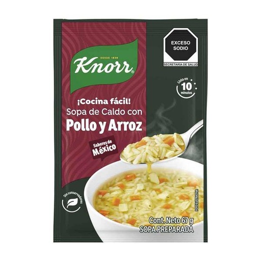 SOPA ARROZ KNORR TOMATE 12/155 GR.
