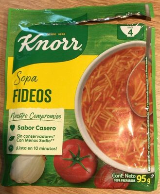 SOPA KNORR FIDEOS 12/95 GR.