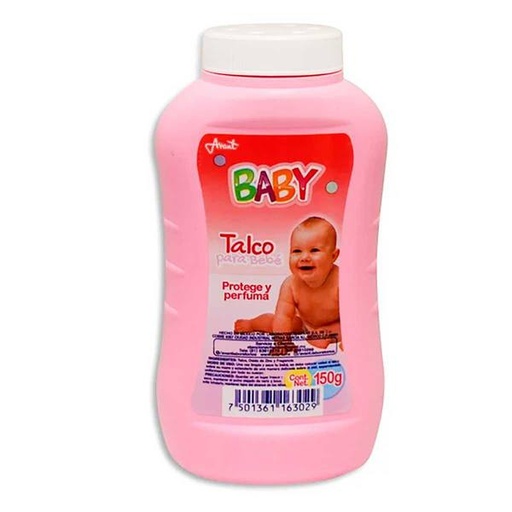 TALCO BEBE BABY ROSA 150 GR.