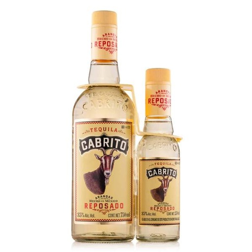 TEQUILA CABRITO REPOSADO DE 750 ML. MAS 250 ML.