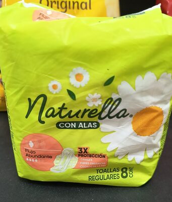 TOALLA FEM. NATURELLA C/A 10/8 PZAS.