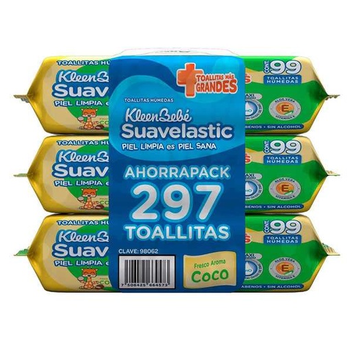 TOALLITAS HUM. SUAVELASTIC MAX 6/100 PZAS