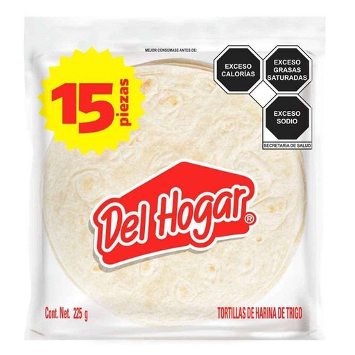 TORTILLAS HARINA DEL HOGAR 20 PZAS. 440 GR.