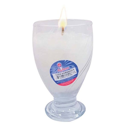 VELADORA LUZ ETERNA COPA NORMANDIA BLANCA 20 PZAS.