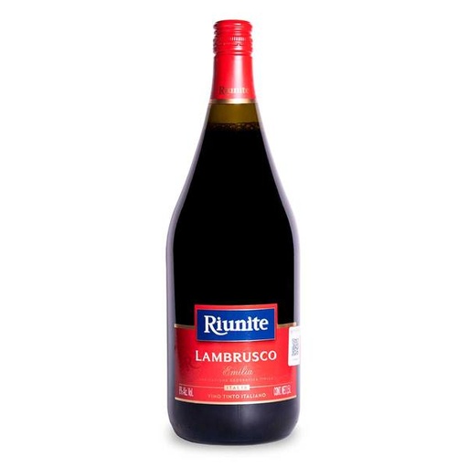 VINO TINTO RIUNIITE LAMBRUSCO 12/750 ML.