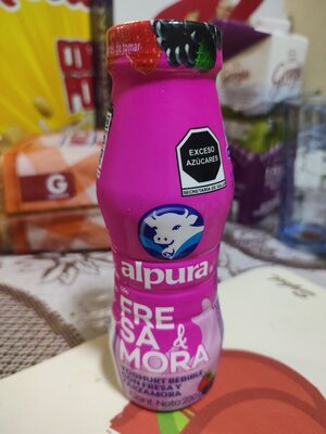YOG. ALPURA FRESA MORA 220 GR.