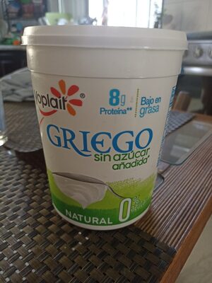YOG. YOPLAIT GRIEGO NATURAL 0% AZUCAR 1 KG.