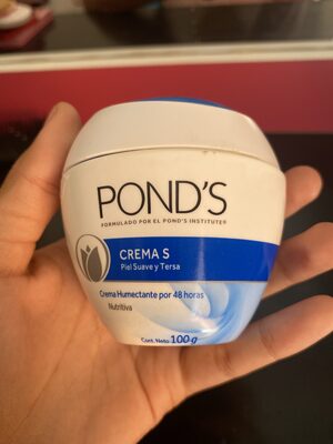 CREMA CORP. PONDS P/SUAVE Y TERSA 100 GR.