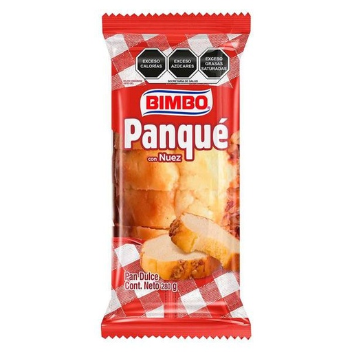 PAN BIMBO MINI PANQUE NUEZ 70GR.