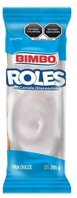 PAN BIMBO ROLES CANELA GLASEADOS 205 GR.