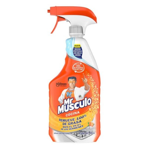 LIMP. MR MUSCULO COCINA NARANJA 650 ML