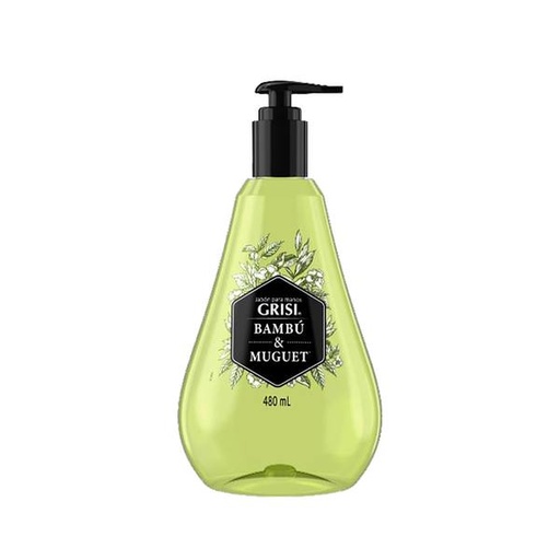 JABON LIQ P/MANOS GRISI BAMBU 480 ML.