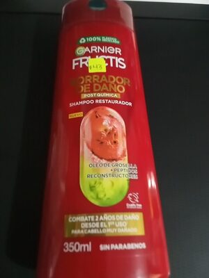 SHAM. GARNIER FRUCTIS BORRADOR DE DAÑO 350 ML.